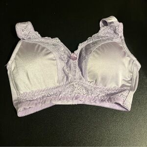Rhonda Shear Purple Pin Up Bra with Lace Back Detail New